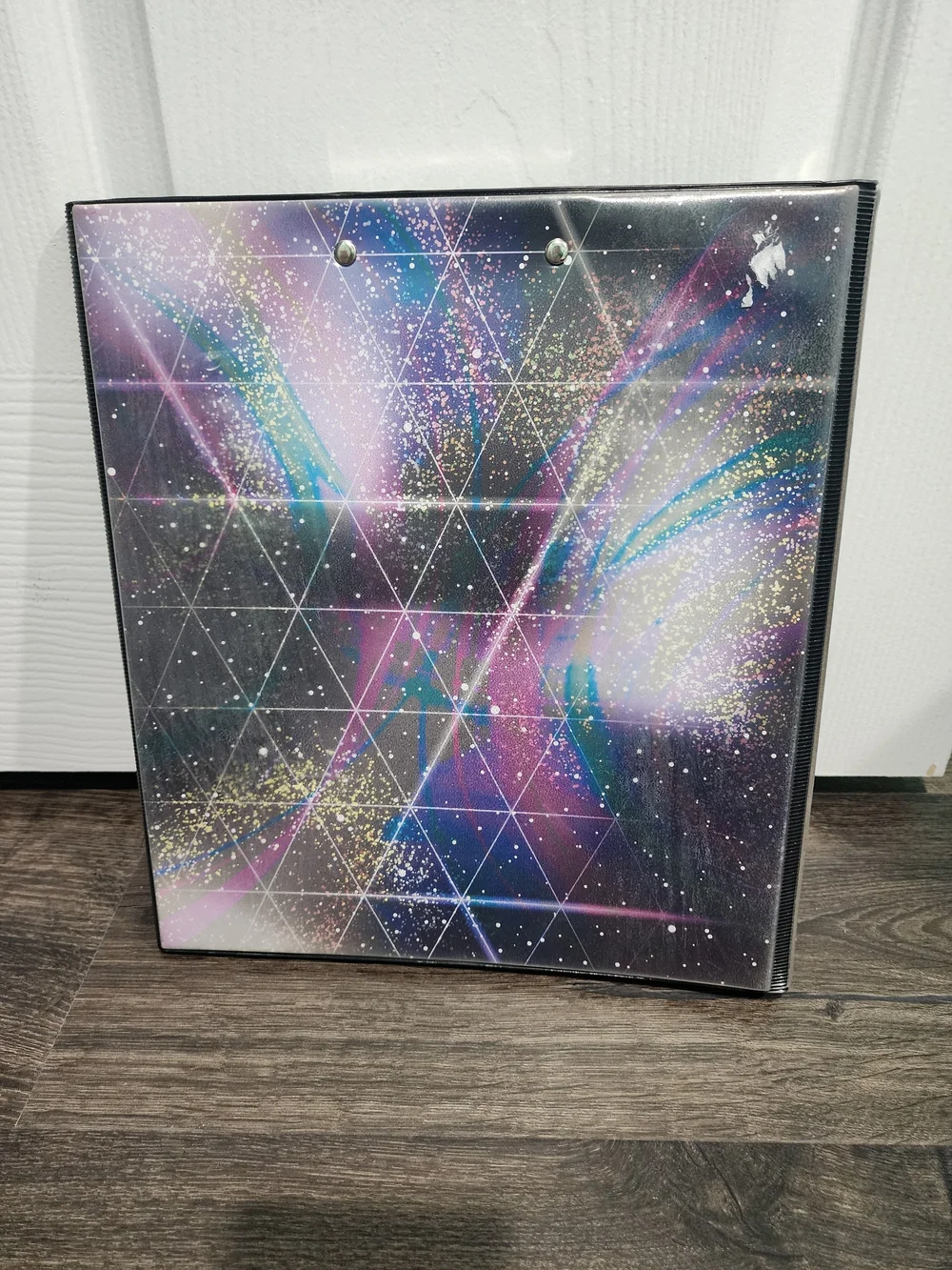 Mead Trapper Keeper Geometric Galaxy Print